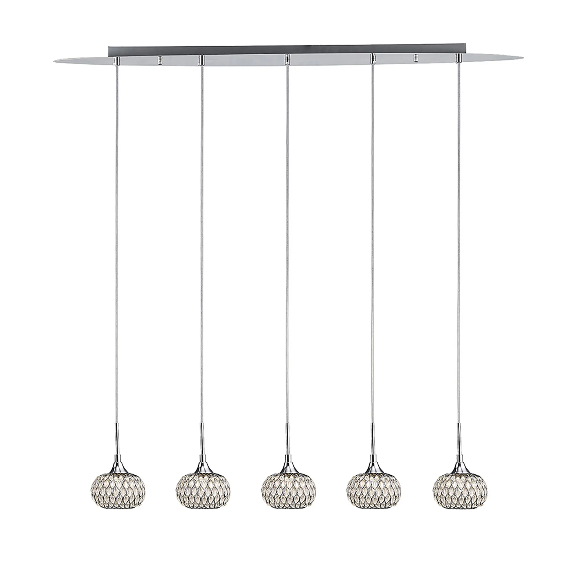 Chelsie Polished Chrome Ceiling Lights Diyas Linear Fittings Chelsie Polished Chrome Ceiling Lights Diyas Linear Fittings